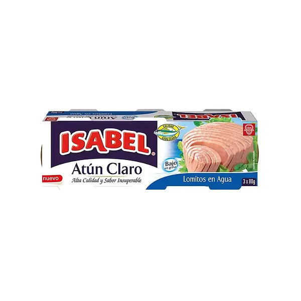 ATUN LOMITO AGUA ISABEL*3U*80G