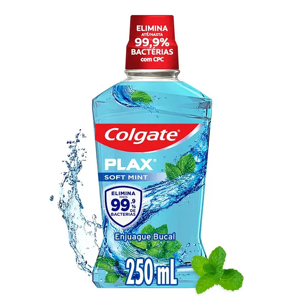 ENJUAGUE BUCAL PLAX MINT COLGATE *250 ML