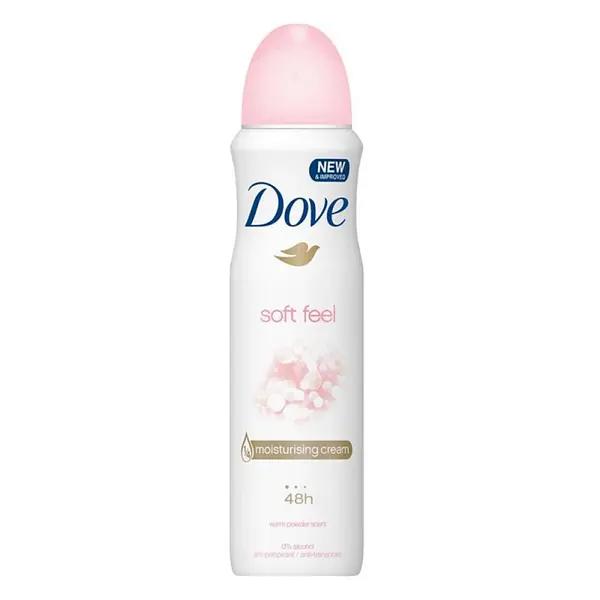 DESODORANTE AEROSOL SOFT FEEL DOVE*150ML