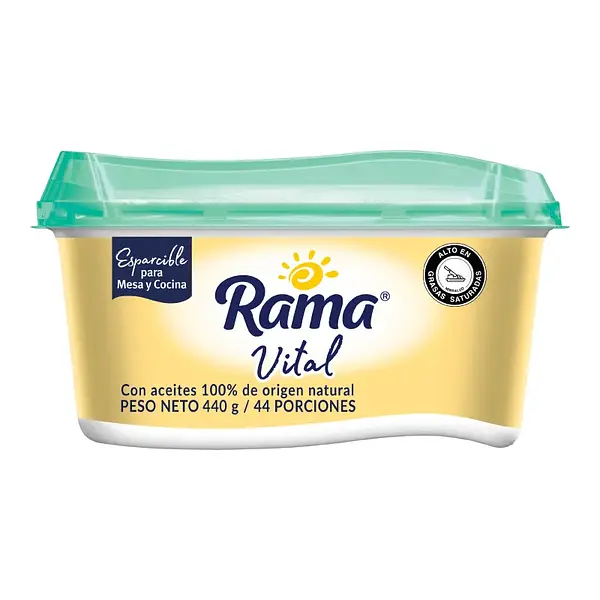 MARGARINA ESPARCIBLE SIN SAL RAMA * 440G
