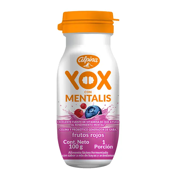 YOGURT MENTALIS FRUTOS YOX *100 GR