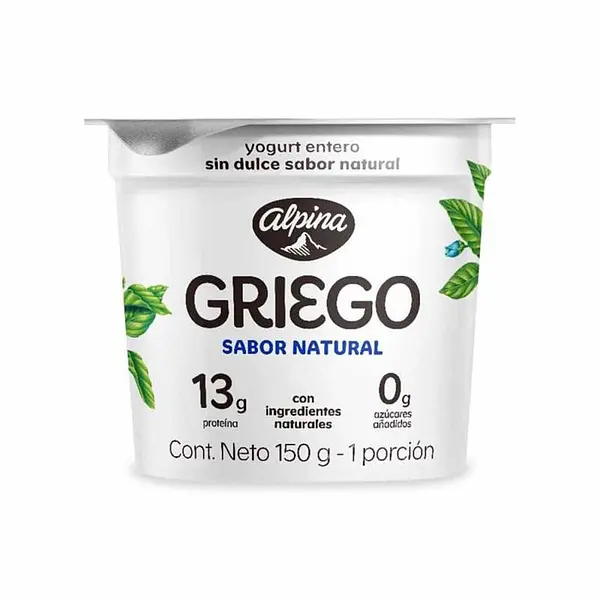 YOGURT ENTERO GRIEGO ALPINA * 150G