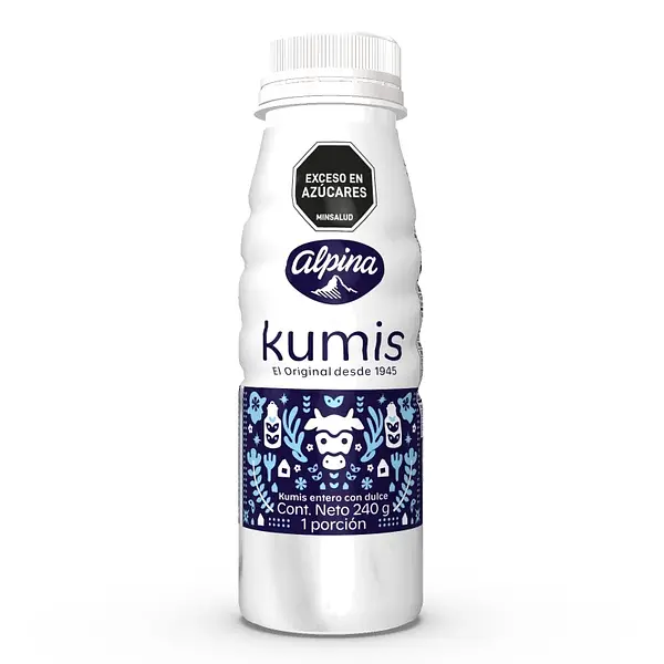 YOGURT KUMIS BOTELLA ALPINA*240GR