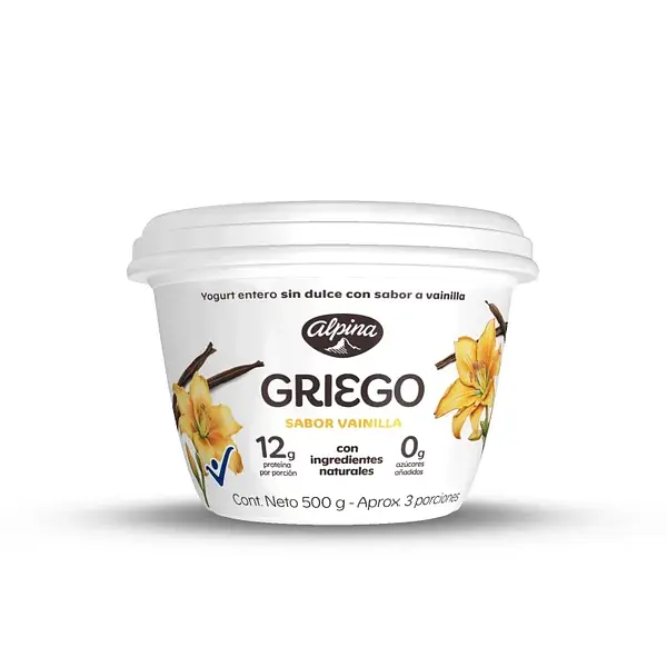 YOGURT GRIEGO VANILLA ALPINA*500GR