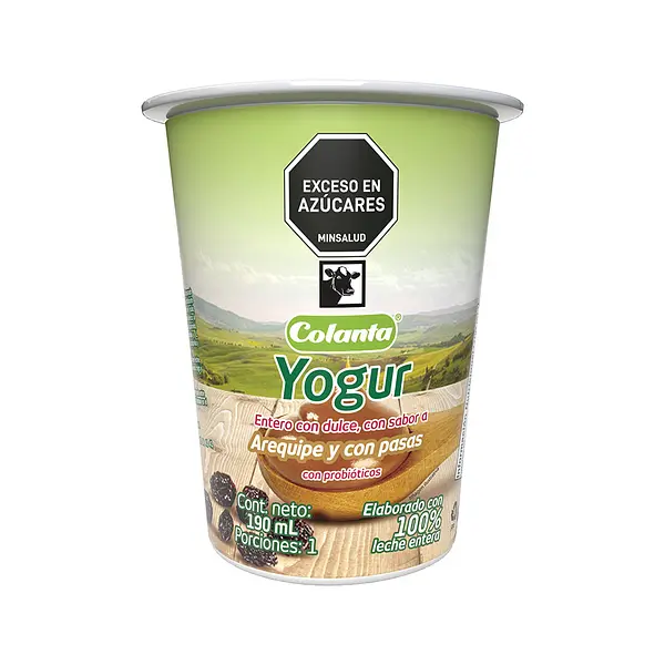 YOGURT AREQUIPE COLANTA *145 ML
