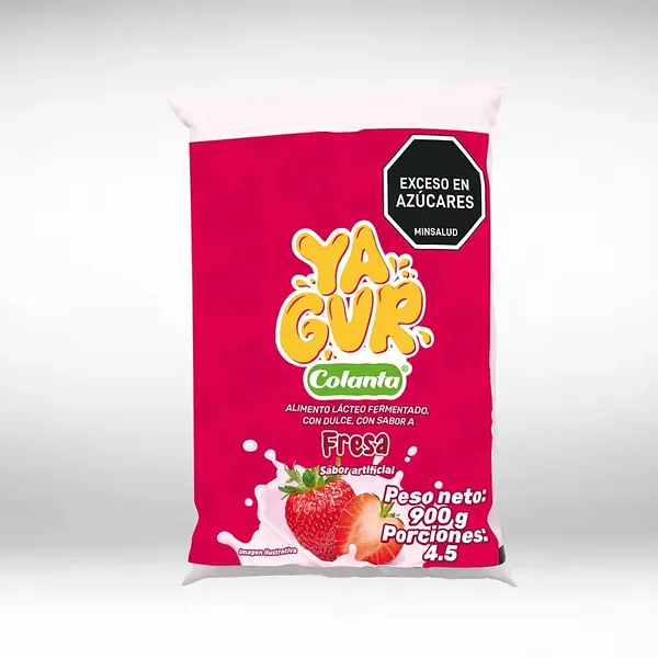 YOGURT FRESA YAGURT COLANTA*850ML