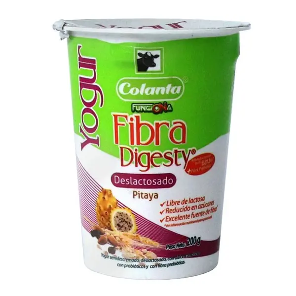 YOGURT FIBRA DIGESTY COLANTA *200 GR