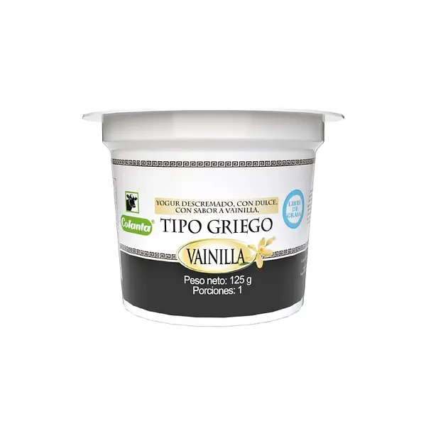 YOGURT GRIEGO VAINILLA COLANTA *125ML