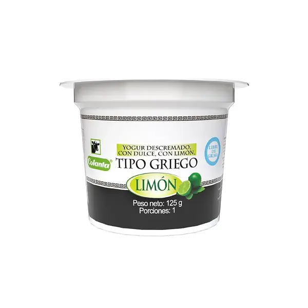YOGURT GRIEGO LIMON COLANTA*125GR