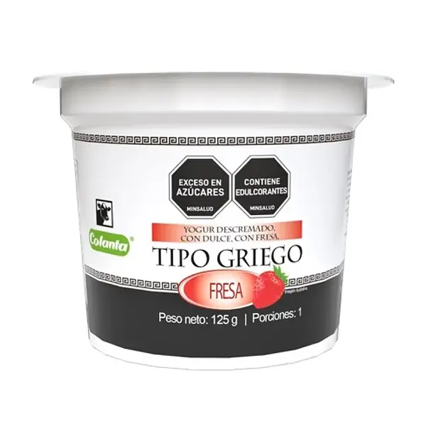 YOGURT GRIEGO FRESA COLANTA*125GR