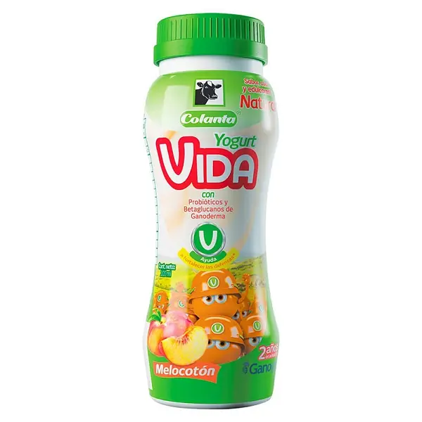 YOGURT MELOCOTON VIDA COLANTA*100ML