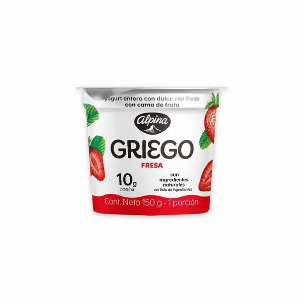 YOGURT GRIEGO FRESA ALPINA * 150G
