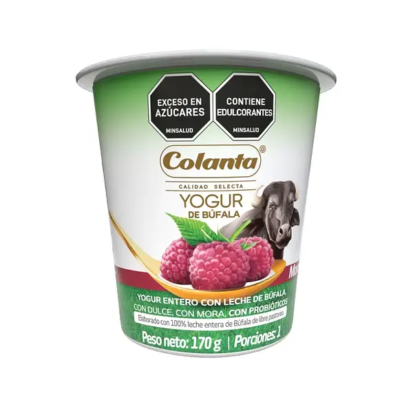 YOGURT MORA BUFALA COLANTA*170GR