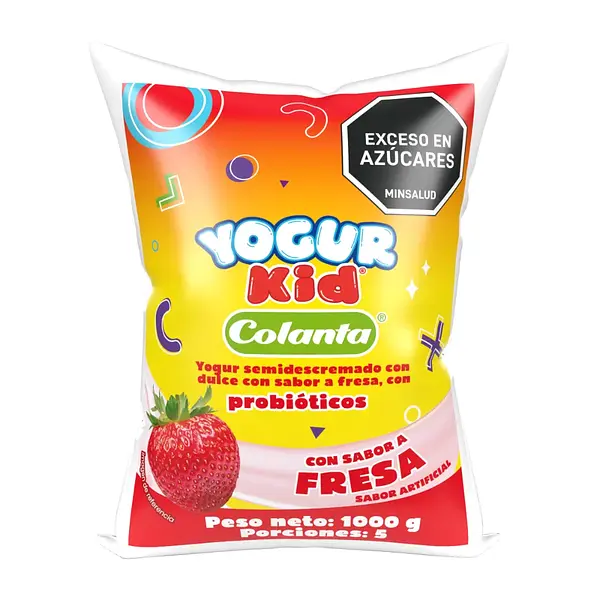 YOGURT FRESA YOGUR KID COLANTA*1000G