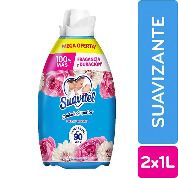 SUAVIZANTE PRIMAVERA SUAVITEL*1LT*2U