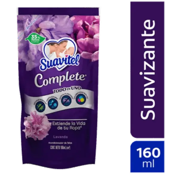 SUAVIZANTE LAVANDA SUAVITEL *160 ML