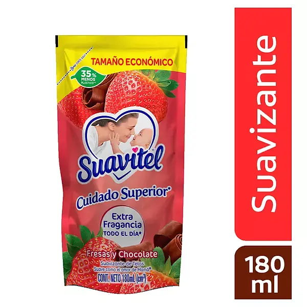 SUAVIZANTE FRESAS SUAVITEL *180 ML