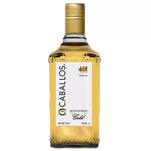 TEQUILA GOLD 3 CABALLOS*1LT