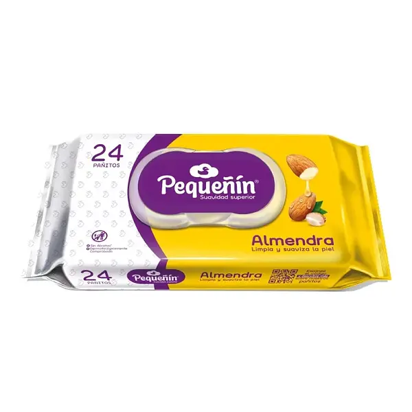 TOALLITAS HUMEDAS PEQUEÑIN *24 UND