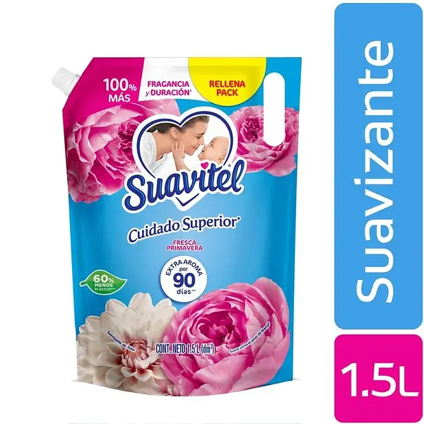 SUAVIZANTE FLOR PRIMAVERA SUAVITEL*1.5L
