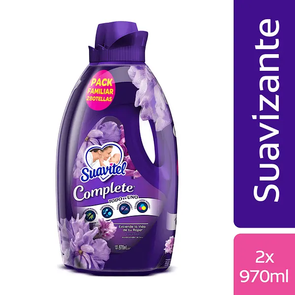 SUAVIZANTE LAVANDA SUAVITEL*970ML*2U