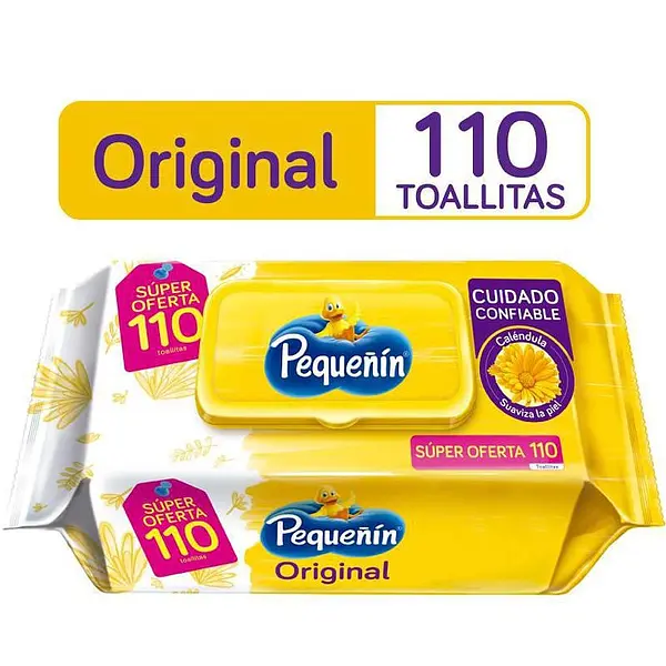 TOALLITAS HUMEDAS PEQUEÑIN*110U