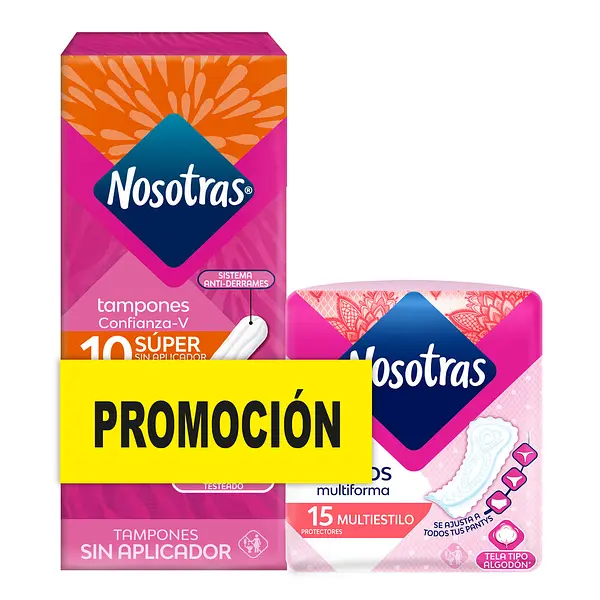 TAMPON INTIMO SUPER NOSOTRAS*10U