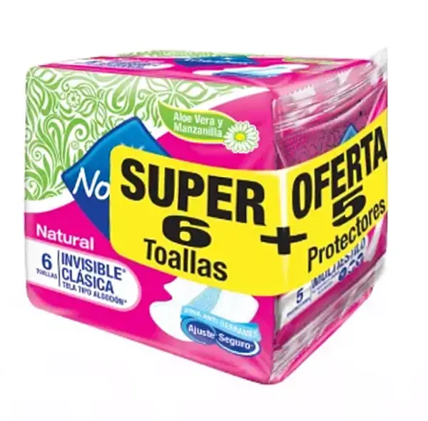 TOALLA INVISIBLES NOSOTRAS *6 UND