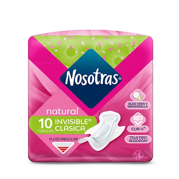 TOALLA HIGIENICA CLASICA NOSOTRAS *10UND