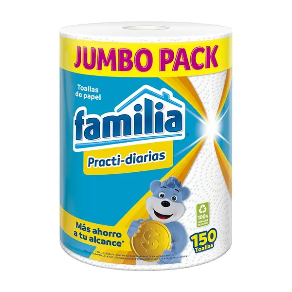 TOALLA COCINA JUMBO FAMILIA *150 H