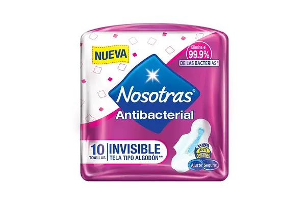 TOALLA HIGIENICA INVISIBLE NOSOTRAS*10U