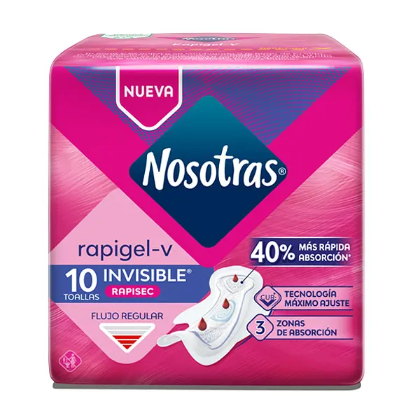 TOALLA HIGIENICA RAPISEC NOSOTRAS*10U