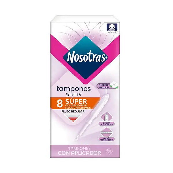 TAMPON INTIMO SUPER CON A NOSOTRAS*8UN
