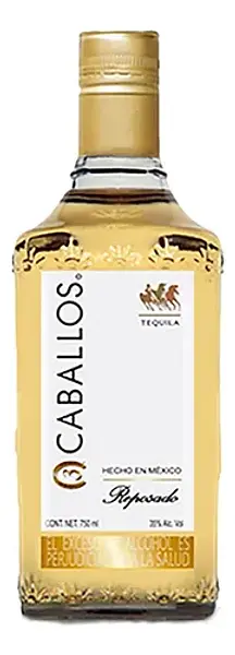 TEQUILA GOLD 3 CABALLOS *750 ML