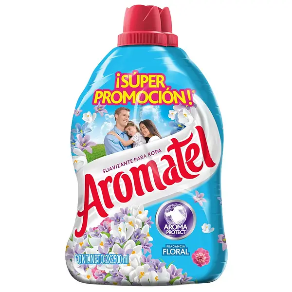 SUAVIZANTE FLORAL AROMATEL*2.5LT*2U