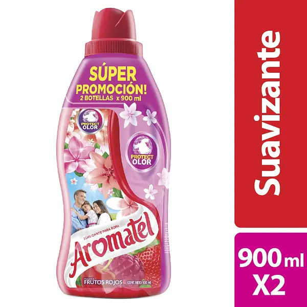 SUAVIZANTE FRUTOS ROJOS AROMATEL*2U*900