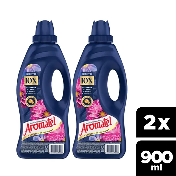 SUAVIZANTE FLORAL AROMATEL*900ML*2