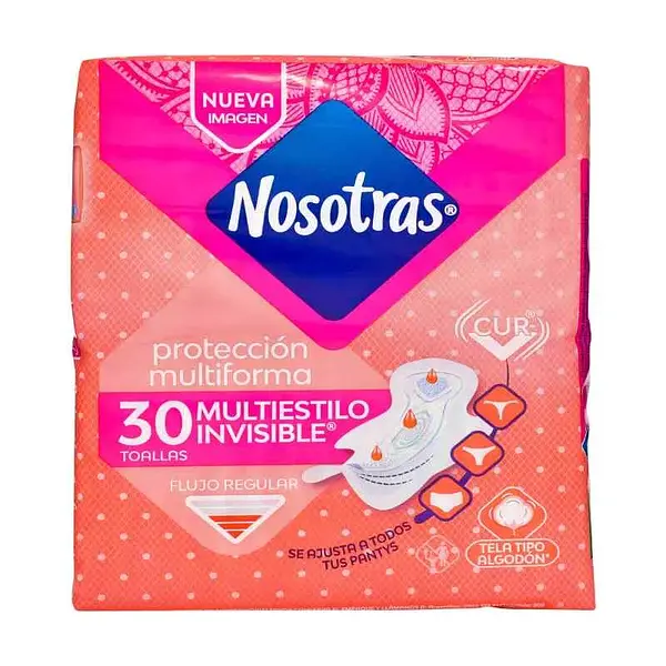 TOALLA HIGIENICA MULTIESTILO NOSOTRAS*30U