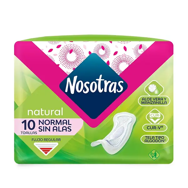 TOALLA HIGIENICA NORMAL SIN NOSOTRAS*10U
