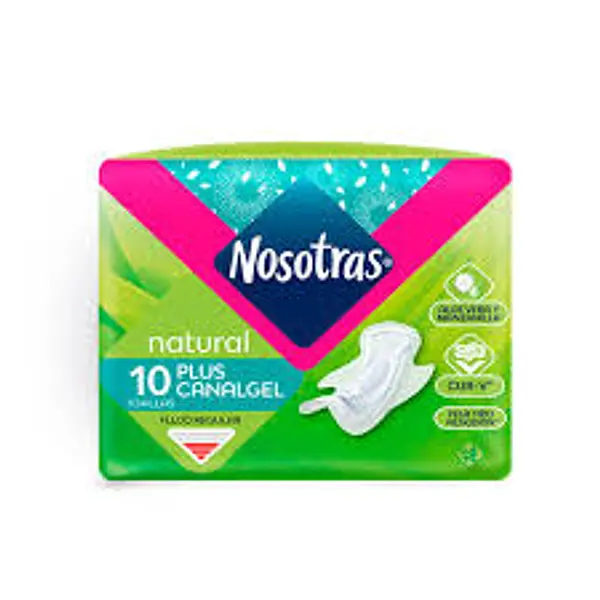 TOALLA HIGIENICA CANALGEL NOSOTRAS*10U