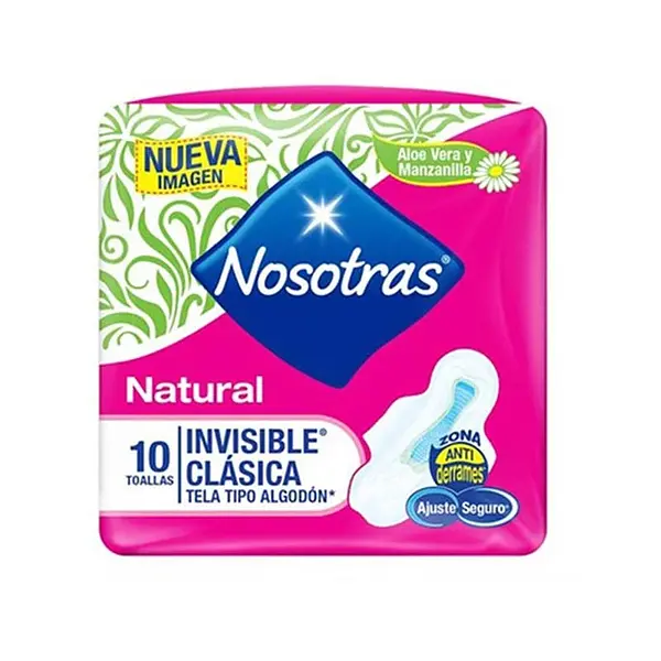 TOALLA HIGIENICA CLASICA NOSOTRAS*10U