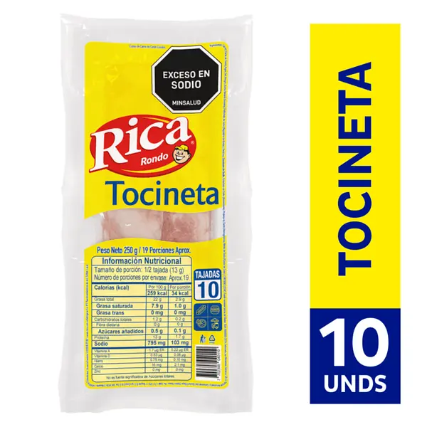 TOCINETA RICAS CHEF *10U