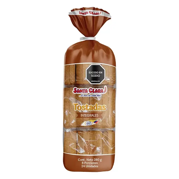 TOSTADA INTEGRAL SANTA CLARA *24*280 GR