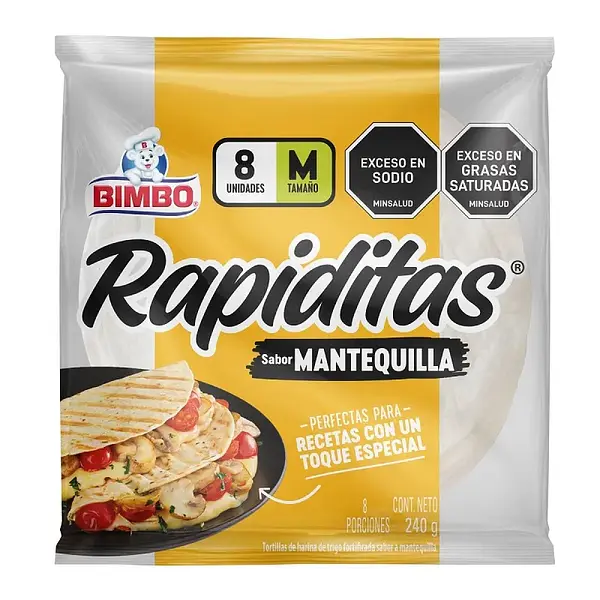 TORTILLA MANTEQUILLA M BIMBO *240 GR