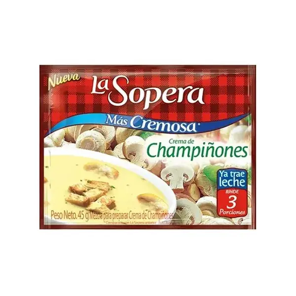SOPA CREMA CHAMPIÑONES LA SOPERA *45.2GR