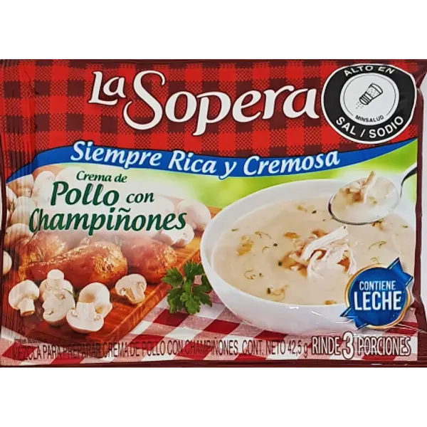 SOPA CREMA POLL CHAM SOPERA *3POR