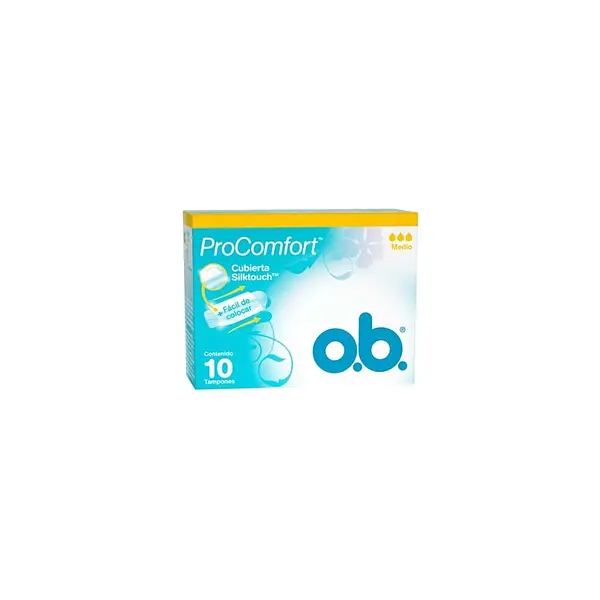 TAMPON INTIMO MEDIO O.B.*10U