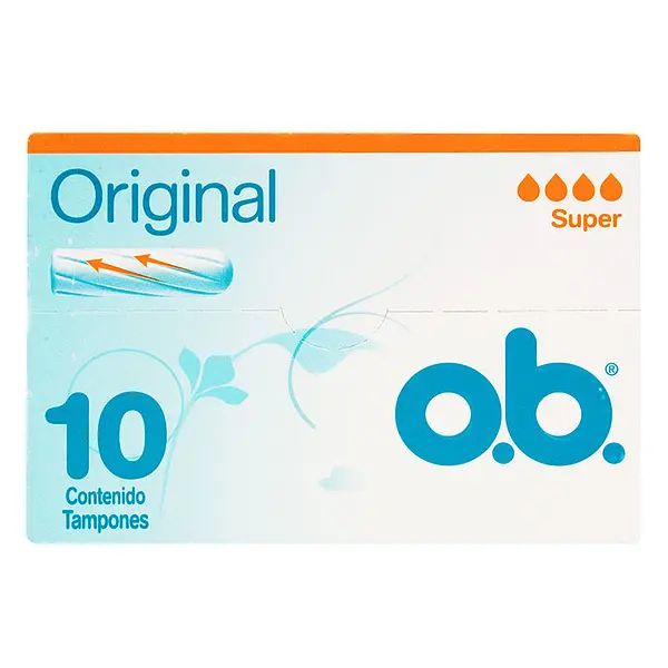 TAMPON INTIMO SUPER O.B.*10U