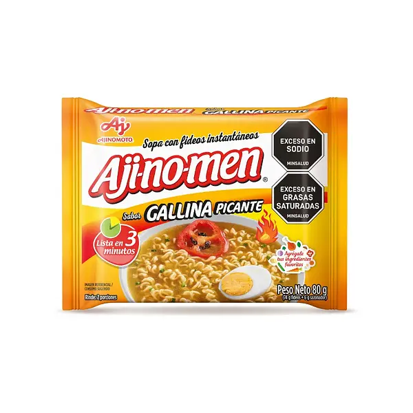 SOPA GALLINA PICANTE AJINOMEN * 80GR