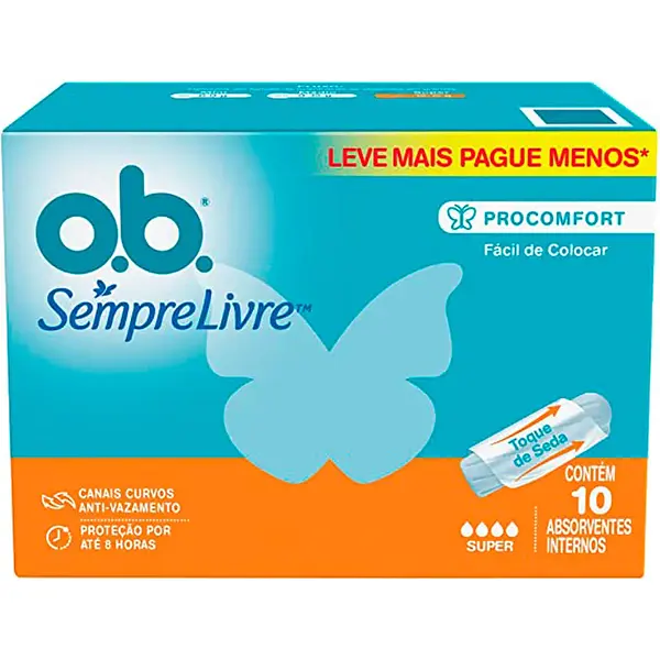 TAMPON INTIMO SUPER OB *10 UND